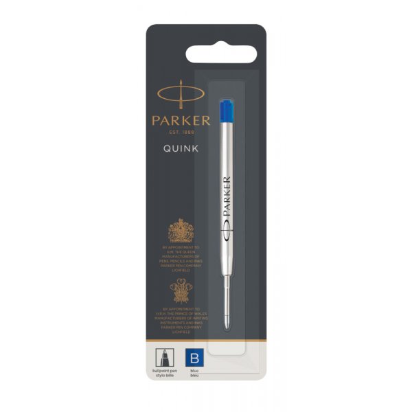 Navulling Parker Balpen Quink - 1-Blister