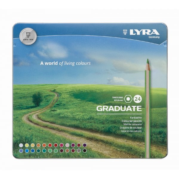 Kleurpotloden Lyra Graduate - 24-pack