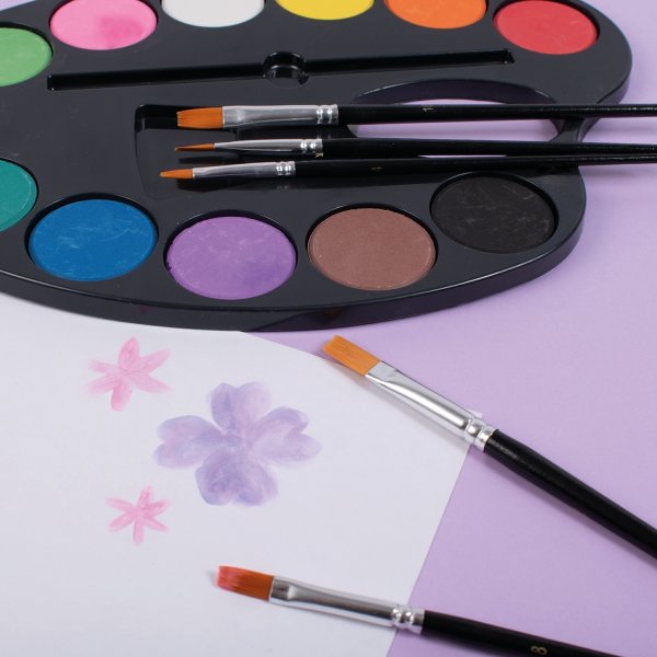 Platte synthetische penselen - 50 st Platte synthetische penselen - 50 st