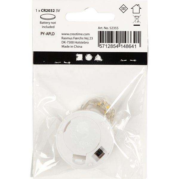 LED-lichtsnoer - zilver - 27 cm LED-lichtsnoer - zilver - 27 cm