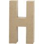 Kartonnen letter - H - 5 cm