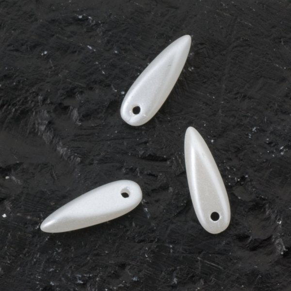 Glaswaskralen 3x11 mm Wit - 16 st