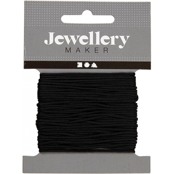 Stropdaskoord - zwart - 10 m Stropdaskoord - zwart - 10 m