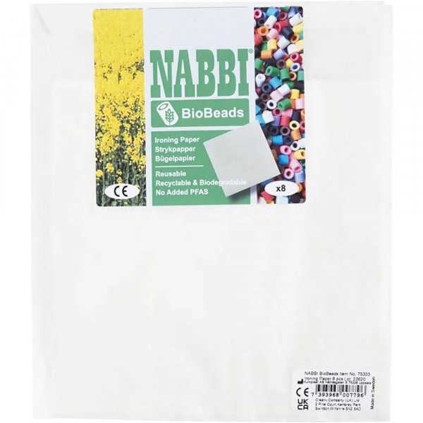 NABBI Strijkpapier - 16x16 cm - 8 vellen