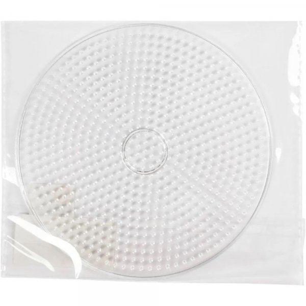 Parelbordjes - Helder - Rond - Diameter 15 cm - 1 st Parelbordjes - Helder - Rond - Diameter 15 cm - 1 st