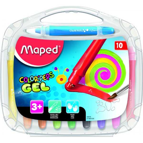 Krijtpen - Maped - Color'peps 10 gelkrijtjes