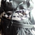 Klant imago Imitatie nappaleer Zwart - 140 cm
