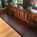 Klant imago Imitatie nappaleer Roodbruin - 140 cm
