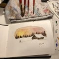 Klant imago Aquarelboek Hahnemühle 200g - A6