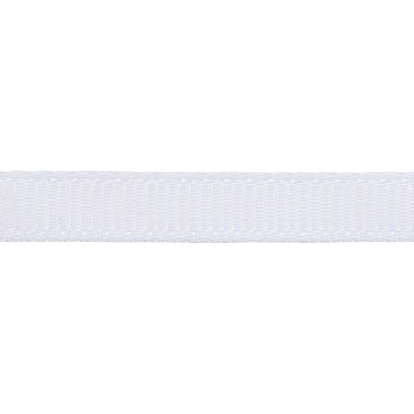 Grosgrain lint - wit - 15 meter