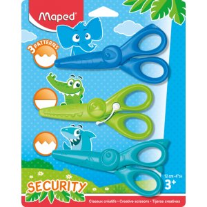 Schaar - Maped - Kidicraft 12 cm 3-pack