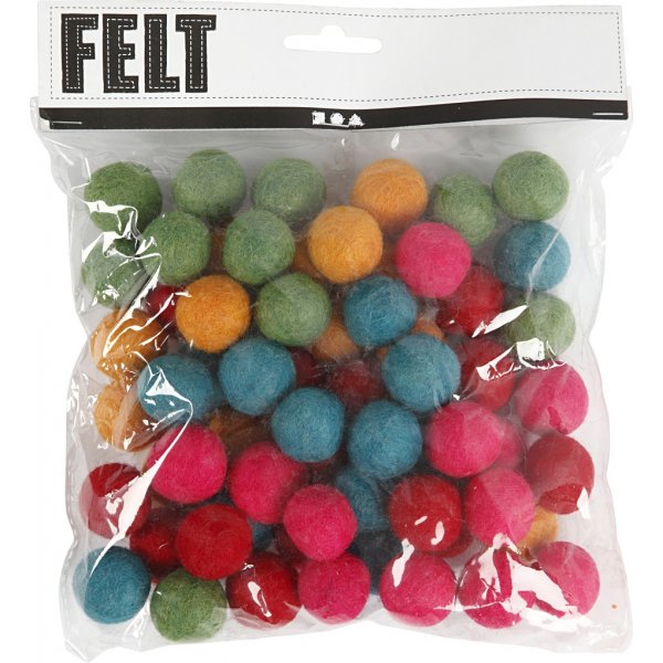 Wolkralen - krachtige kleuren - 64 st Wolkralen - krachtige kleuren - 64 st