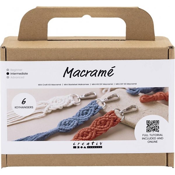 Mini DIY Kit Macram - Sleutelhangers