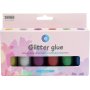Glitterlijm Flessen 6P Glitterlijm Flessen 6P
