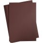 Gekleurd karton - donkerbruin - A2 - 180 gr - 100 vellen
