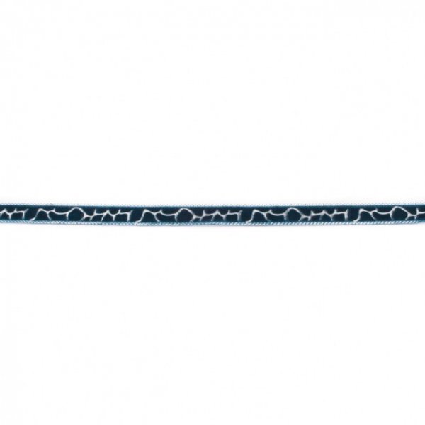 Zijden lint - Zilver 9 mm