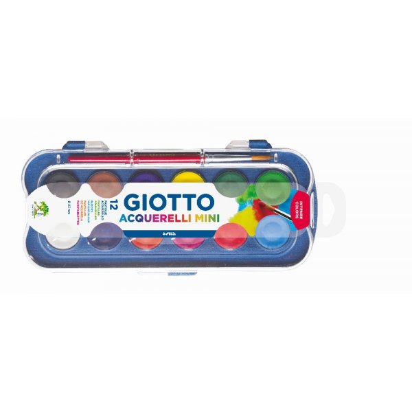 Aquarel Giotto Aquarelli Mini - 12-pack