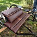 Klant imago Bekledingsstof Vinyl / Kunstleer Bruin - 140 cm