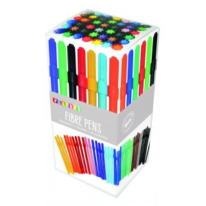 Vezelpennen - verschillende kleuren - smal - 42 st Vezelpennen - verschillende kleuren - smal - 42 st