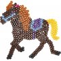 Parelbordjes - eend - olifant - giraffe - beer - paard en vis - 6 st