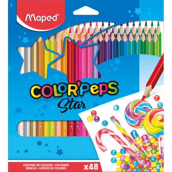 Kleurpotlodenset - Maped - ColorPeps 48-pack