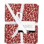 Patchworkstof - rood - 4 st
