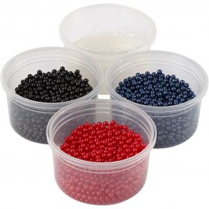 DIY-kit - Parelklei - Zwart, marineblauw, rood DIY-kit - Parelklei - Zwart, marineblauw, rood
