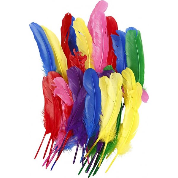 Veren - gemengde kleuren - 36 st