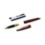 Vulpen Waterman Carne Marine Amber - Gouden Rand - Medium Blauw