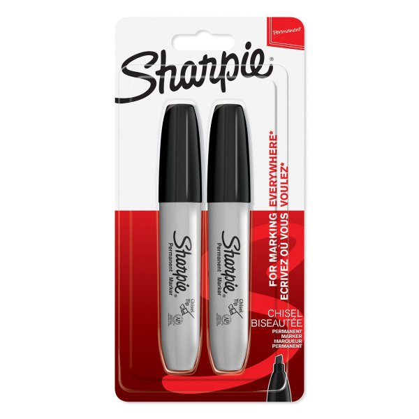 Vezelpen Sharpie 1,4 mm - Zwart 2-pack