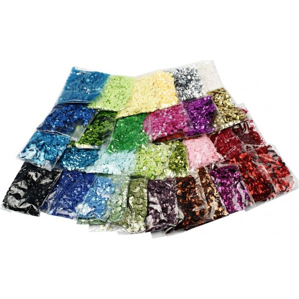 Pailletten - 32 x 25 gram