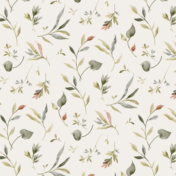 Waxdoek PVC Loop - Beige/Groen