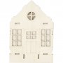 Houten huis - Brugtaal 24cm