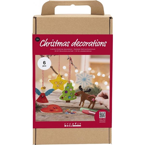 DIY Kit Kerstversiering - Kleurplaten