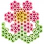 NABBI BioBeads Kralenplaat - Ster - 9,8x9,8 cm - 1 st