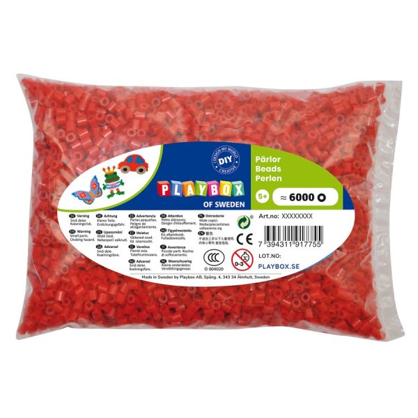 Kralen 6000 rood