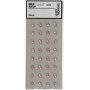 Strasstenen - lichtrood - 8 mm - 32 st