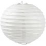 Papieren lamp - wit - Rond - 20 cm