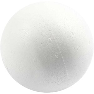 Piepschuim bollen - wit - Ø12 cm - 25 st Piepschuim bollen - wit - Ø12 cm - 25 st