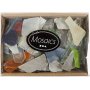 Glasmozaek - gemengde kleuren - Inhoud kan variren - 15-60 mm - 2 kg