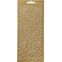 Stickers - goud - sterren - 10 x 23 cm