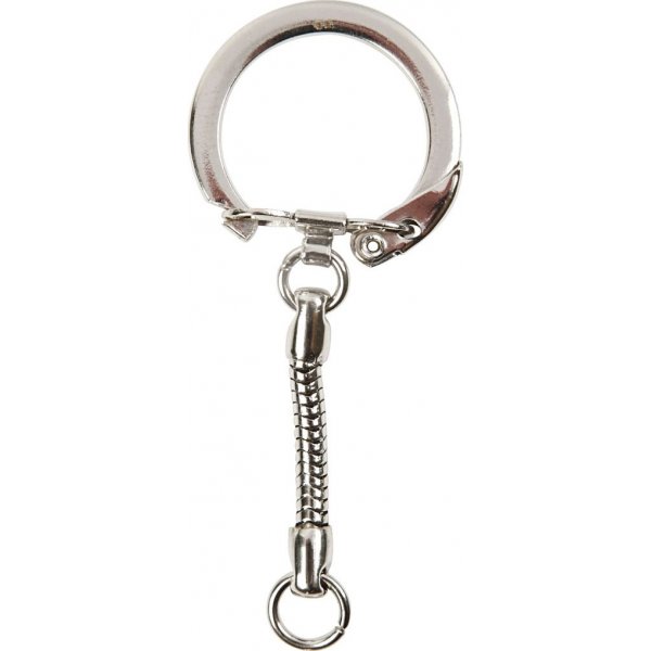 Sleutelhanger met ketting - 5 st