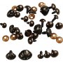 Teddyogen en teddyberen - 130 st