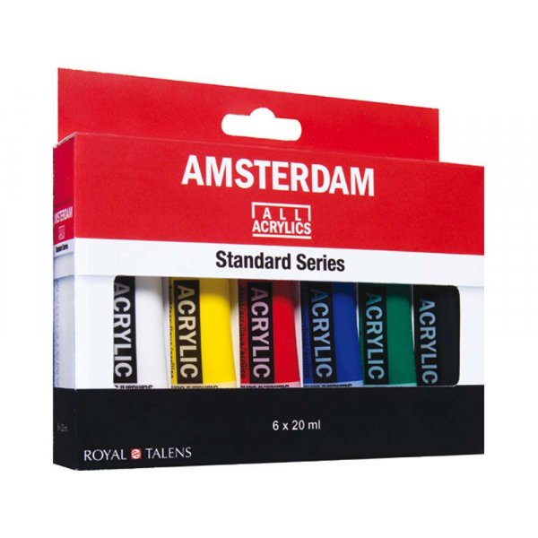 Acrylverfset Amsterdam 20 ml - 6 tubes