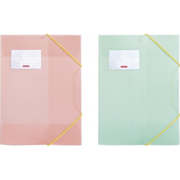 Map - A4 met etiket - zomerkleuren