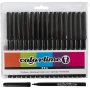 Colortime potloden - zwart - 2 mm - 18 st