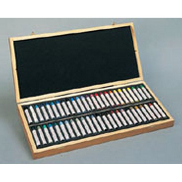 Oliepastel Sennelier 5 ml houten doos - 50 kleuren