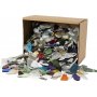 Glasmozaek - gemengde kleuren - Inhoud kan variren - 8-20 mm - 2 kg