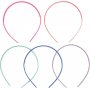 Diadeem - 8 mm - gemengde kleuren - 5 st