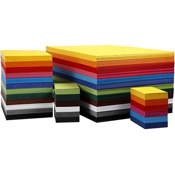 Creatief karton - gemengde kleuren - A6 - 12x100 st Creatief karton - gemengde kleuren - A6 - 12x100 st